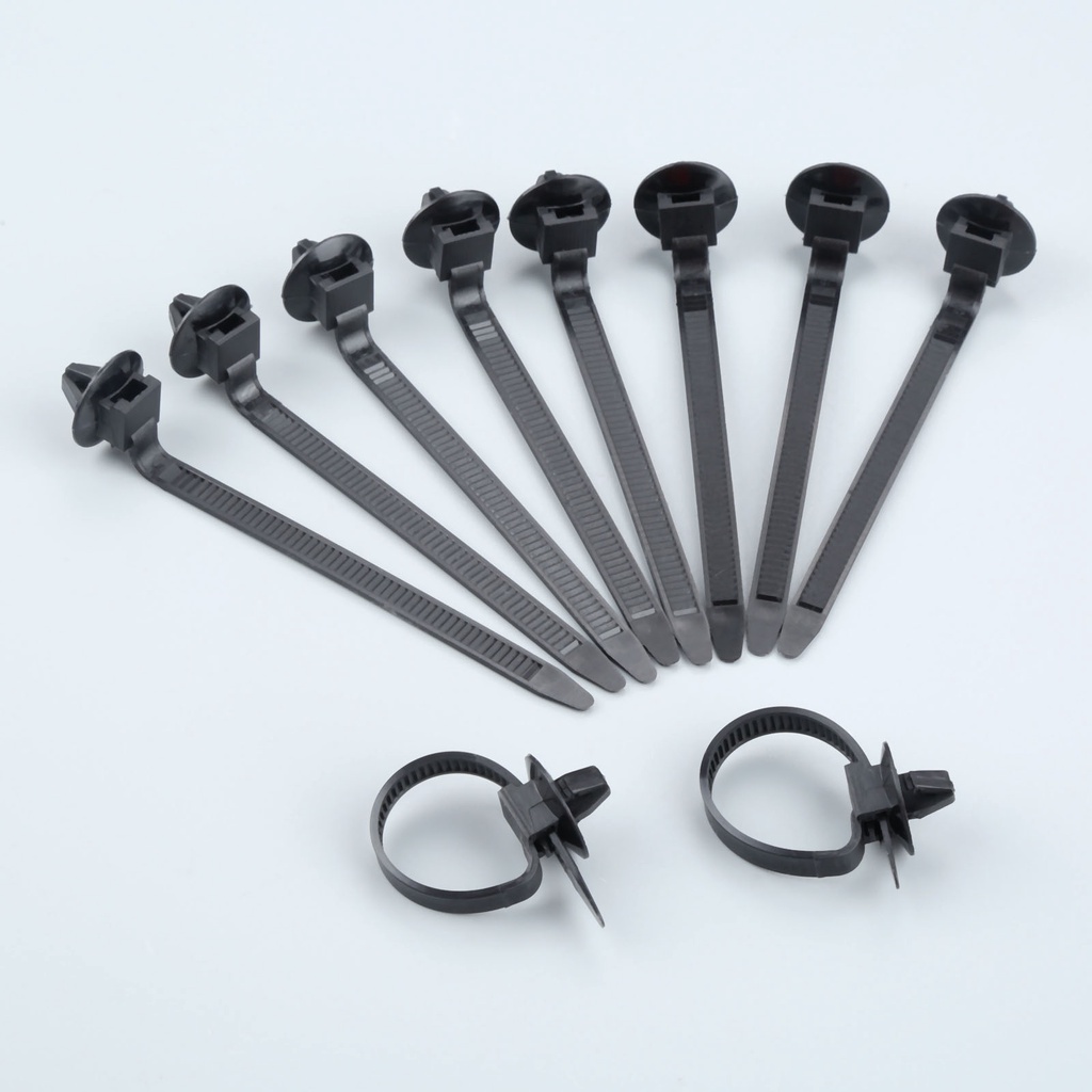 Set 50 Dây Buộc Dây Cáp Ô Tô 92mmx5mm