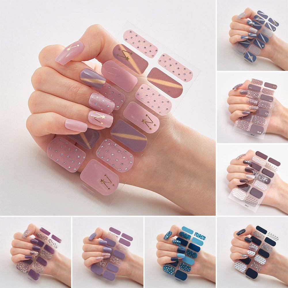 Miếng Dán Trang Trí Móng Tay Nghệ Thuật DIY Dành Cho Nữ