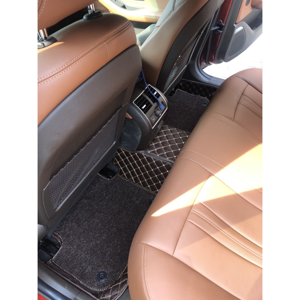 Thảm sàn ô tô 5D 6D dành cho xe 5 chỗ Vinfast Lux A 2.0 2019-2020 5 chỗ Da xịn, không mùi, bền, thân thiện