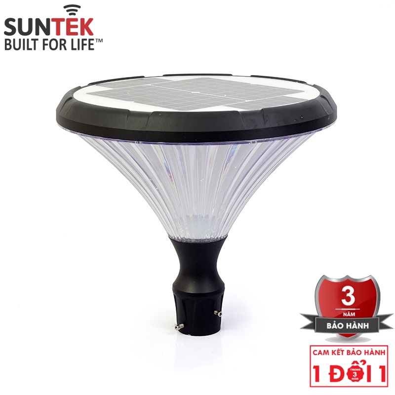 [Trả góp 0%] Đèn Công Viên Sân Vườn Năng Lượng Mặt Trời SUNTEK CV02 100W - Hàng Chính Hãng - Bảo hành 3 năm 1 đổi 1