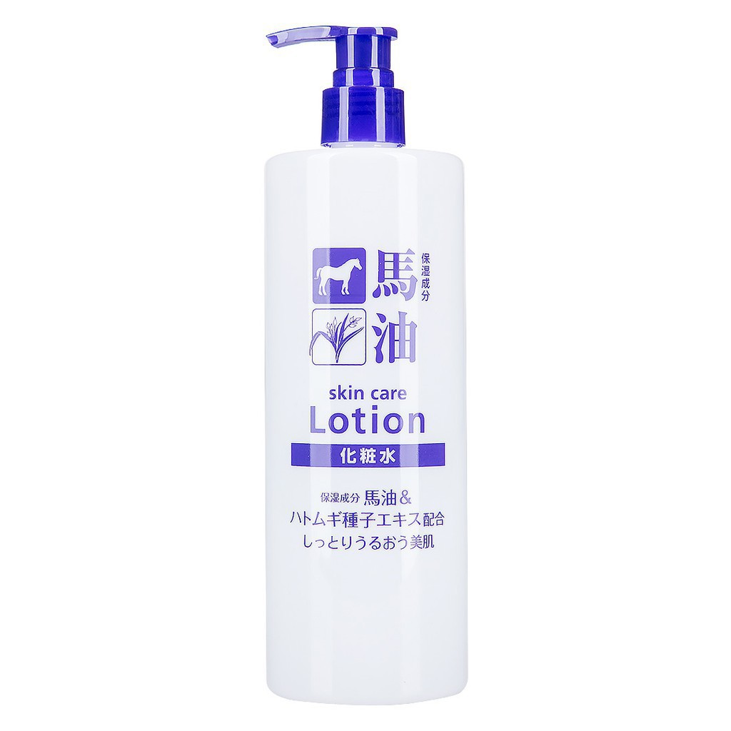 Nước Hoa Hồng Hatomugi Horse Oil & Hatomugi Lotion Từ Hạt Ý Dĩ & Dầu Ngựa 500ml