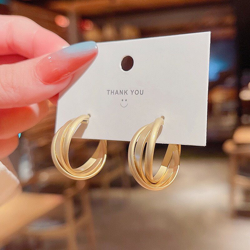 Bông Tai Hoa Tai Chất Liệu Hợp Kim Không Gỉ Thời Trang Xu Hướng Hàn Quốc Hot Trend 2023 Dobi B18