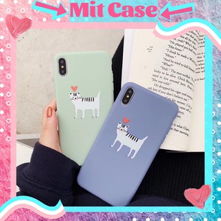 Ốp Lưng iPhone Hình Mèo Con Trắng Xinh Cute Chất Lì TPU Mềm Dẻo IPhone 6 6 plus 7 plus 8 8 plus x xs max 11 pro max