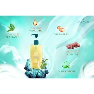 Sữa tắm 💚FREESHIP💚Sữa tắm trắng da V7 Dr.lacir mới [duong trang body]