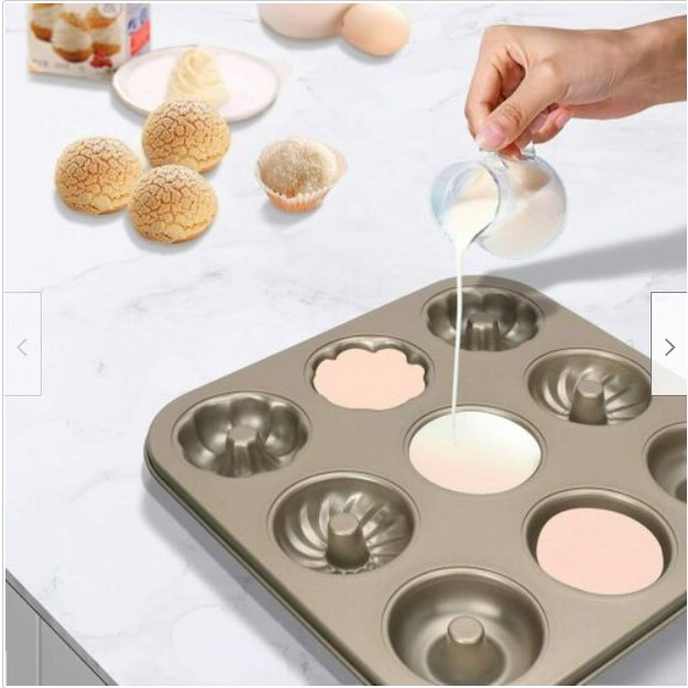 Khuôn bánh Donut 6 bánh 9 bánh