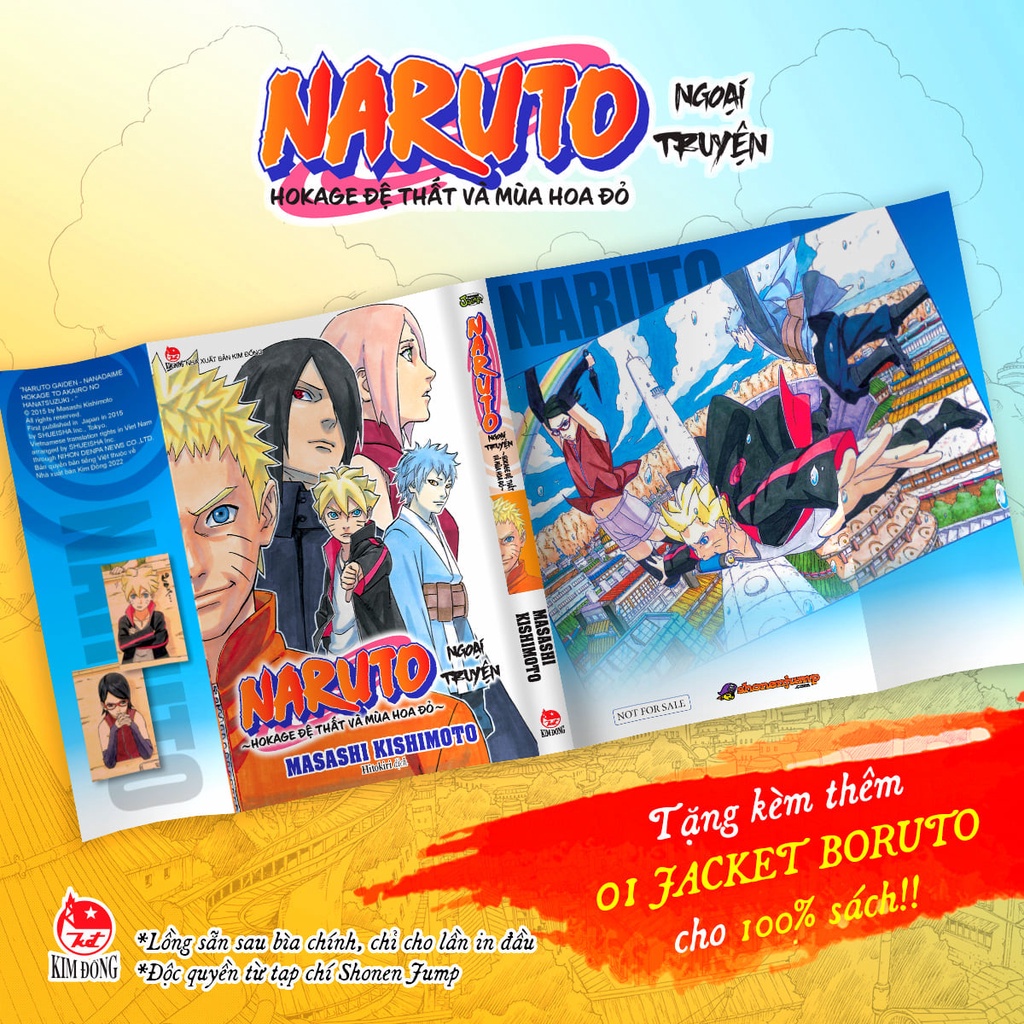 naruto hokage đệ thất và mùa hoa đỏ bản ghép đôi nguyên seal , bản có quà- ib shop để biết rõ hơn