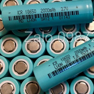 Pin li-ion 18650 3.7v 2000mah