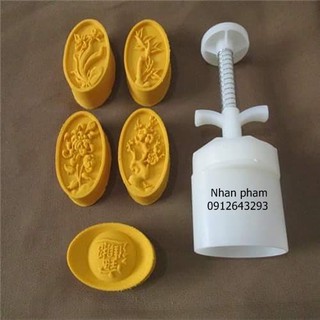 Khuôn trung thu thỏi vàng 50gr .