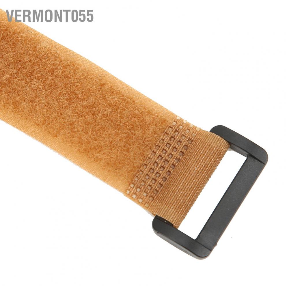 Vermont055 4 Pcs Outdoor Straps Good Adhesion Soft Adjustable Band Cable Ties Reusable for Item Storage