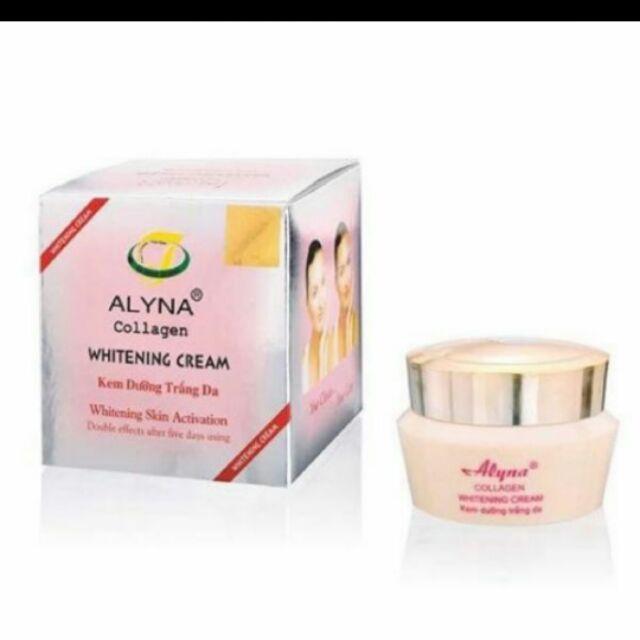 kem ALYNA collagen dưỡng trắng da 25g