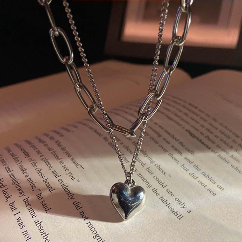 Vòng cổ Hai Lớp Kiểu Dáng Đơn Giản Thời Trang Dành Cho Nữ