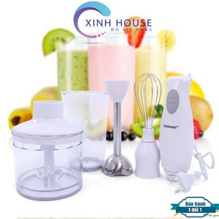 Máy xay cầm tay đa năng Sokany HB230 - Loại 4 chi tiết