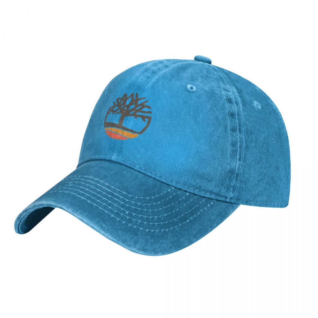 TIMBERLAND Mũ Cao Bồi 100% cotton Dạng Cong Cho Nam Nữ