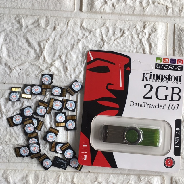 Combo 10 Thẻ Nhớ 1GB ( Tặng Usb 2GB)