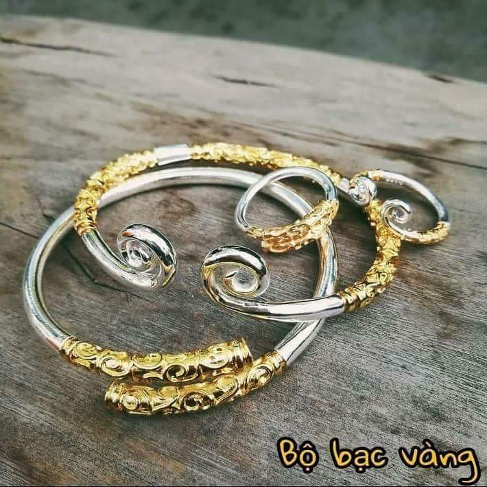 Vòng tay tam tạng hoa du kí bạc - Tặng kèm nhẫn kim cô