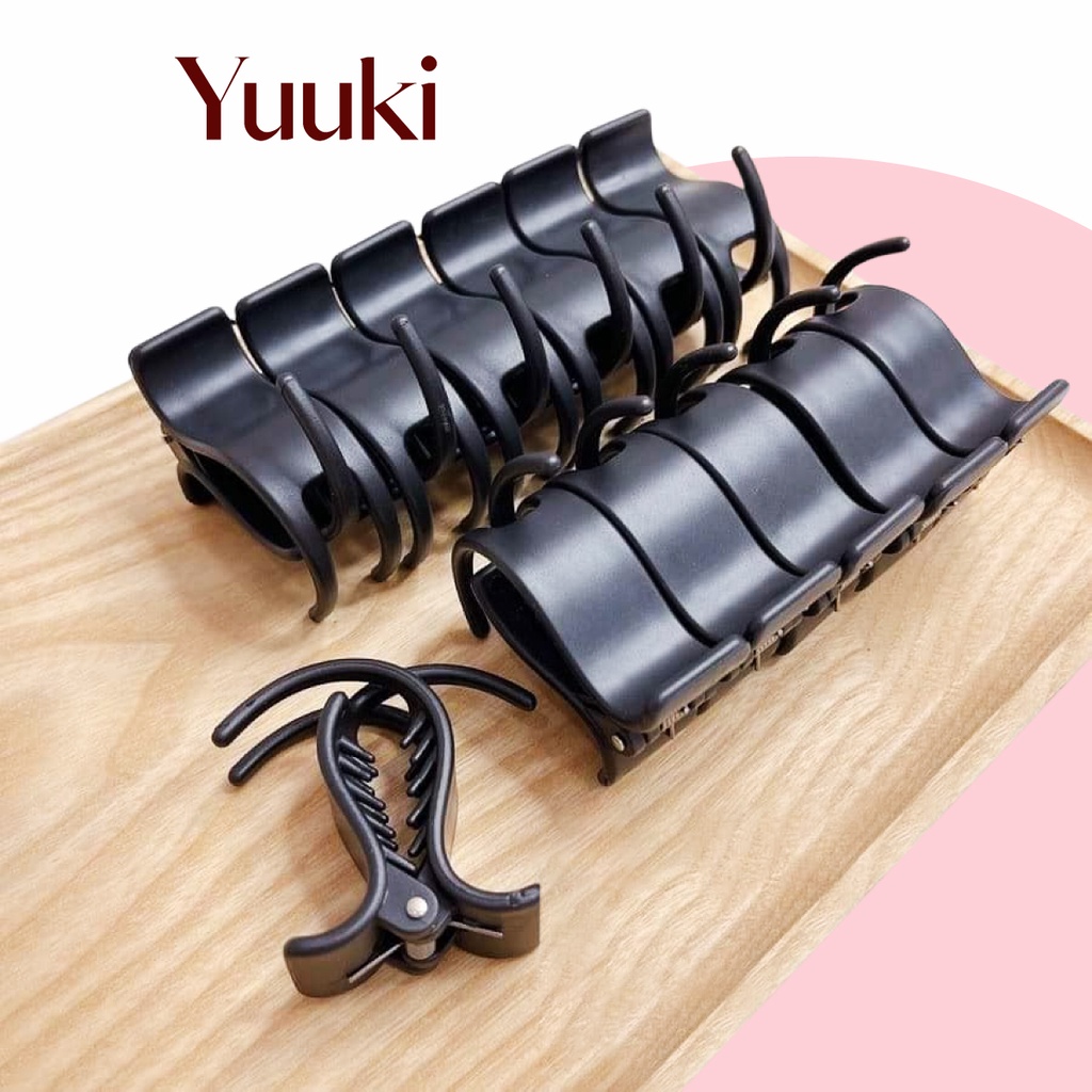 SỈ 12 Kẹp Càng Cua NHỰA NHÁM CHỐNG GÃY [SET 12 CHIẾC]
