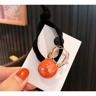 Set 5 Dây Buộc Tóc Co Giãn Đính Đá Pha Lê