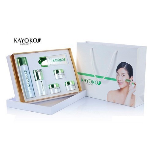 Bộ Mỹ Phầm Kayoko Xanh 6in1 Cao Cấp Nhật Bản Sạch Nám Trắng Da