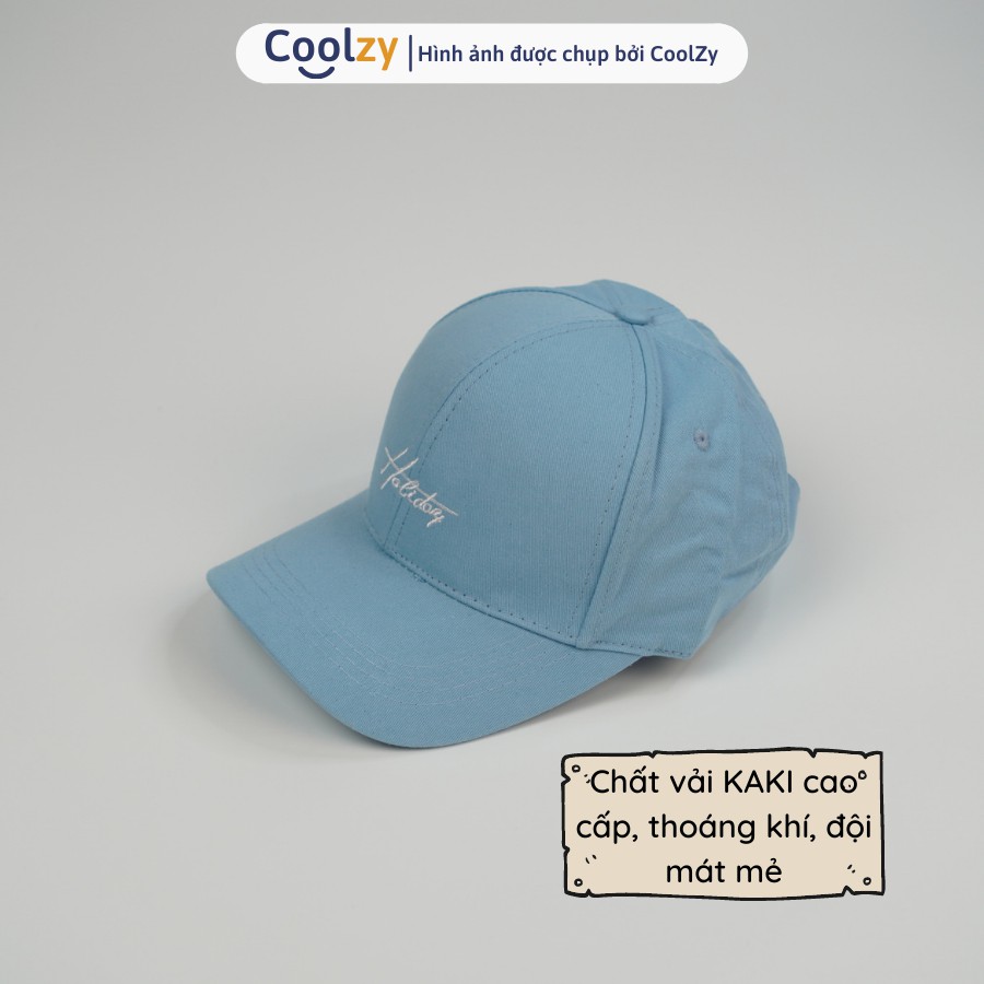 [Mã FAMARAL1 giảm 10K đơn 50K]Mũ lưỡi trai ❤️ Nón kết thêu hình chữ Holiday chất kaki cao cấp form unisex nam nữ N25