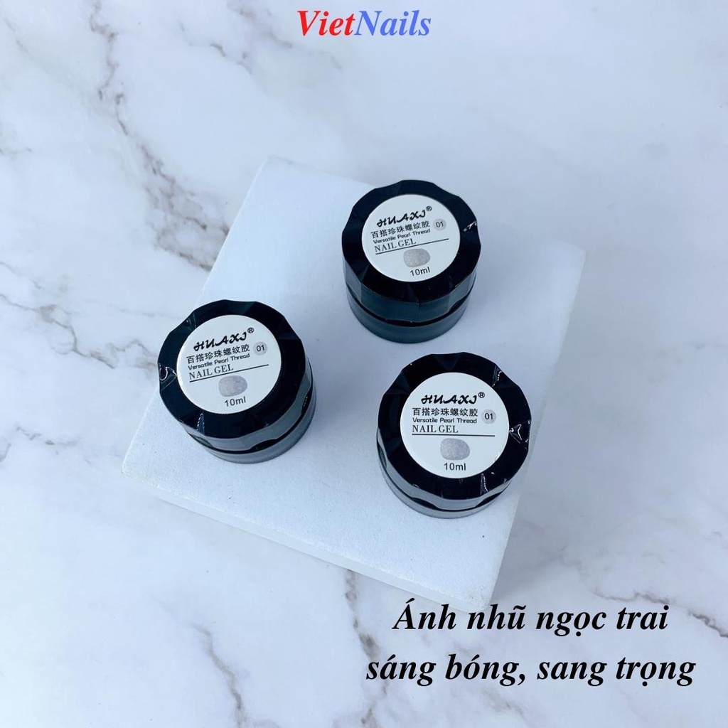 Gel Vẽ Huaxi Ánh Trai Nail - Trang Trí Móng Hũ 10ml