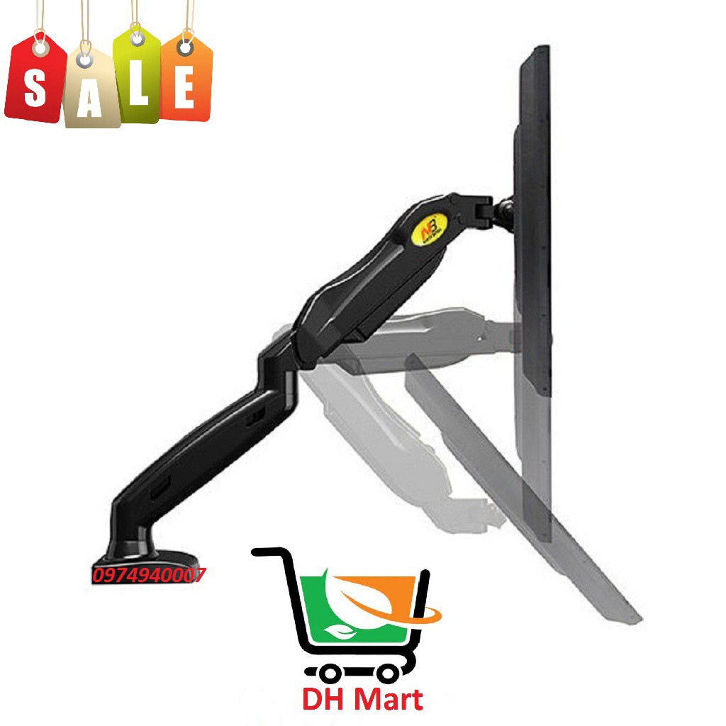 [Mới nhất tải trọng 9Kg] Giá treo màn hình máy tính F80 - Xoay 360 độ - Hàng nhập khẩu | BigBuy360 - bigbuy360.vn
