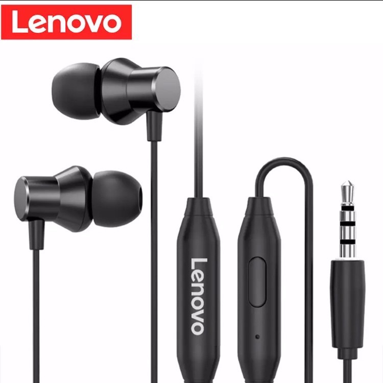 Tai nghe dây có mic Lenovo HF 130 jack 3.5mm Dùng Cho Máy Tính Điện Thoại