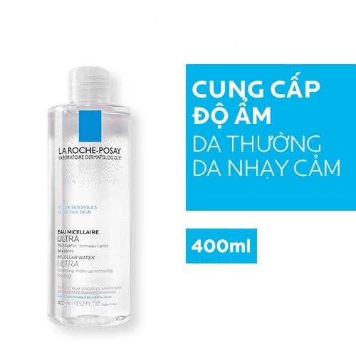 Nước Tẩy Trang La Roche Posay Micella Water Sensitive Skin dành cho da nhạy cảm 100ml-200ml-400ml