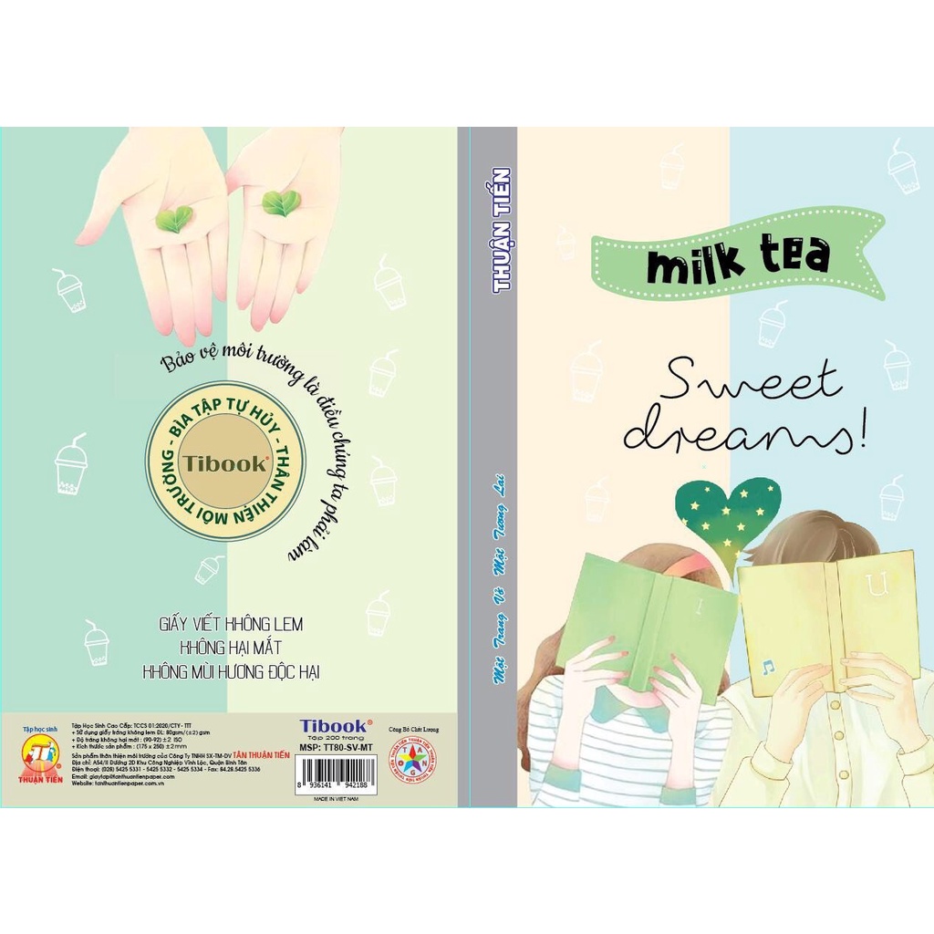 Tập Sinh Viên Tân Thuận Tiến Milk Tea 200 Trang ĐỊnh Lượng 80