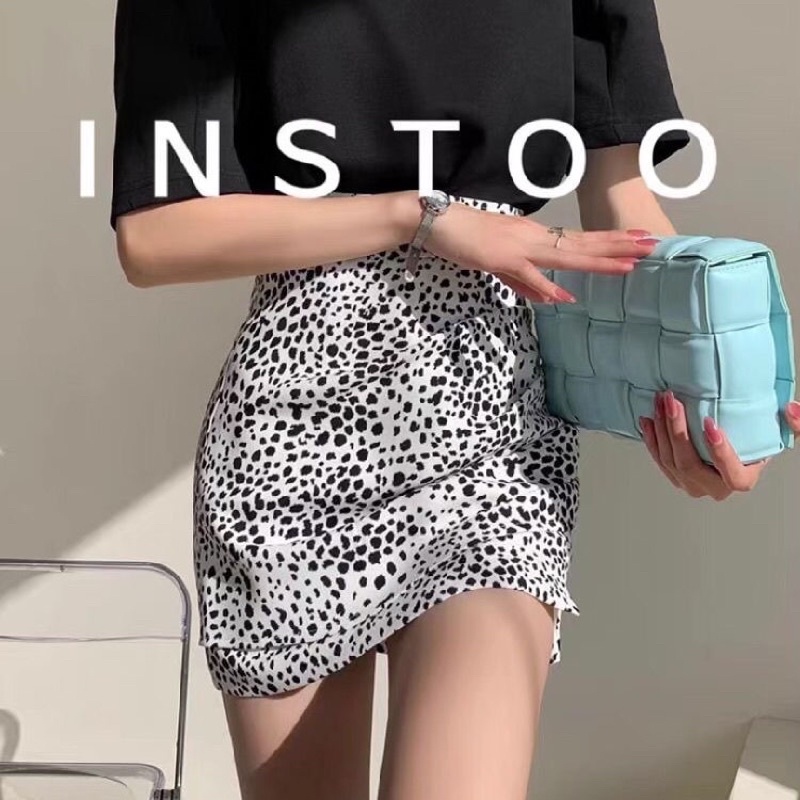 Chân váy chữ A body chấm bi da báo | BigBuy360 - bigbuy360.vn