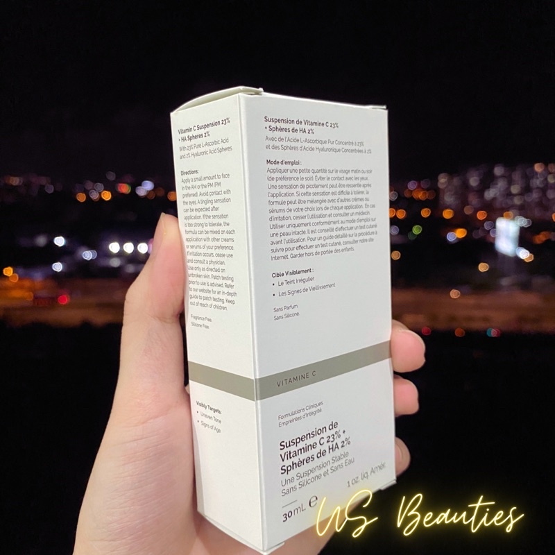 Kem Dưỡng The Ordinary Vitamin C Suspension 23% + HA Spheres 2% 30ml