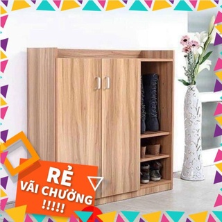 Hàng loại 1 tủ giày thông minh, tủ giầy dép 2 cánh tủ, 3 tầng gỗ mdf. ảnh tự chụp tại xưởng