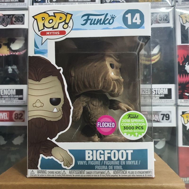 Đồ chơi mô hình funko pop 14 Bigfoot (Flocked) [Spring Convention] - Myths