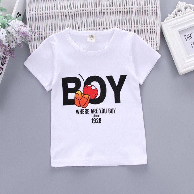 [HCM] Đồ bộ in chữ BOY cho bé trai 6-18kg, vải thun cotton 4 chiều mềm mịn xịn, vải Sài Gòn loại 1