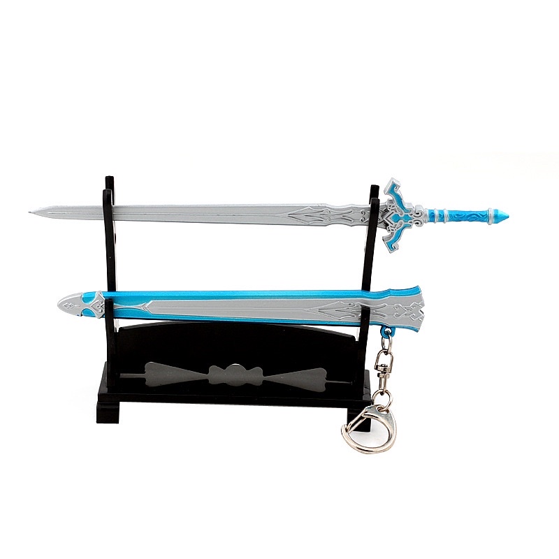 Mô hình Kirito HOA HỒNG XANH Dark Repulser trong Sword art Online anime SAO Kazuto Kirigaya Dài 22cm