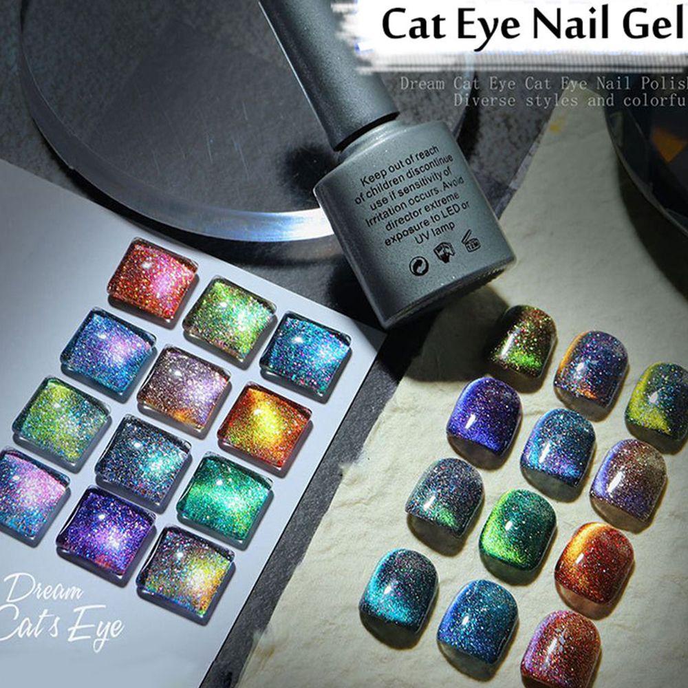 Gel UV Mắt Mèo Nhiều Màu Sắc Lấp Lánh
