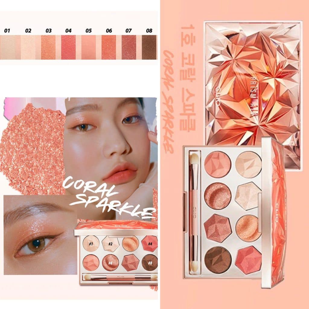 [100% AUTH] Bảng Phấn Mắt 8 ô Clio Prism Air Eye Palette