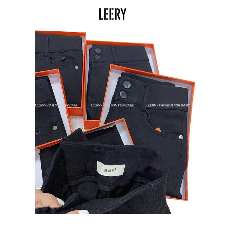 Quần skinny LEERY quần jean lưng cao nâng mông cao cấp chất jean mềm co giãn tốt dáng dài JEA-01 | BigBuy360 - bigbuy360.vn