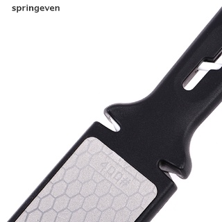 springeven 400/1000# 6in1 Stone Whetstone Bar Knife Sharpener Scissors Razor Kitchen Tools RFT
