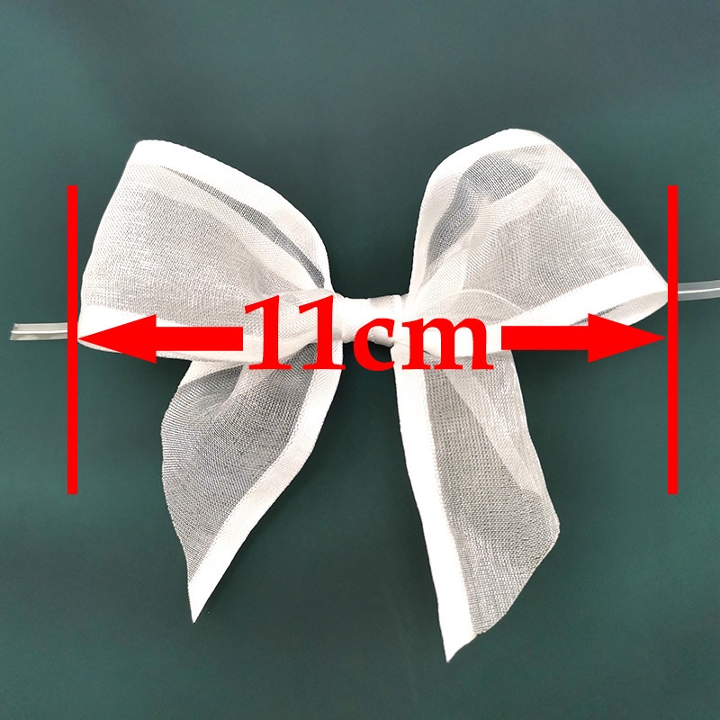 Set 30 nơ ruy băng ren bản rộng 11cm để trang trí tiệc cưới