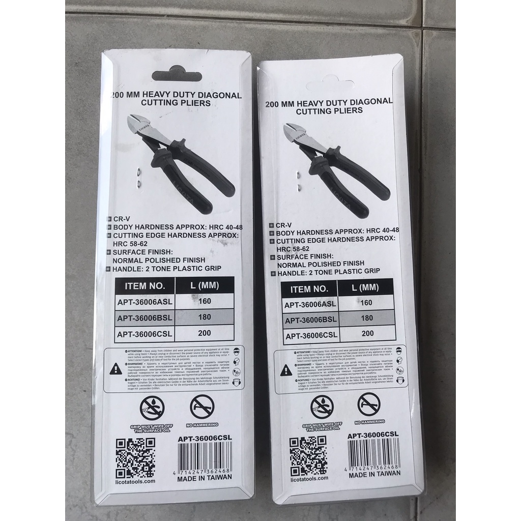 Kềm điện cao cấp 7 inch Licota - Hàng chính hãng Nhập khẩu Taiwan- BH 12 tháng