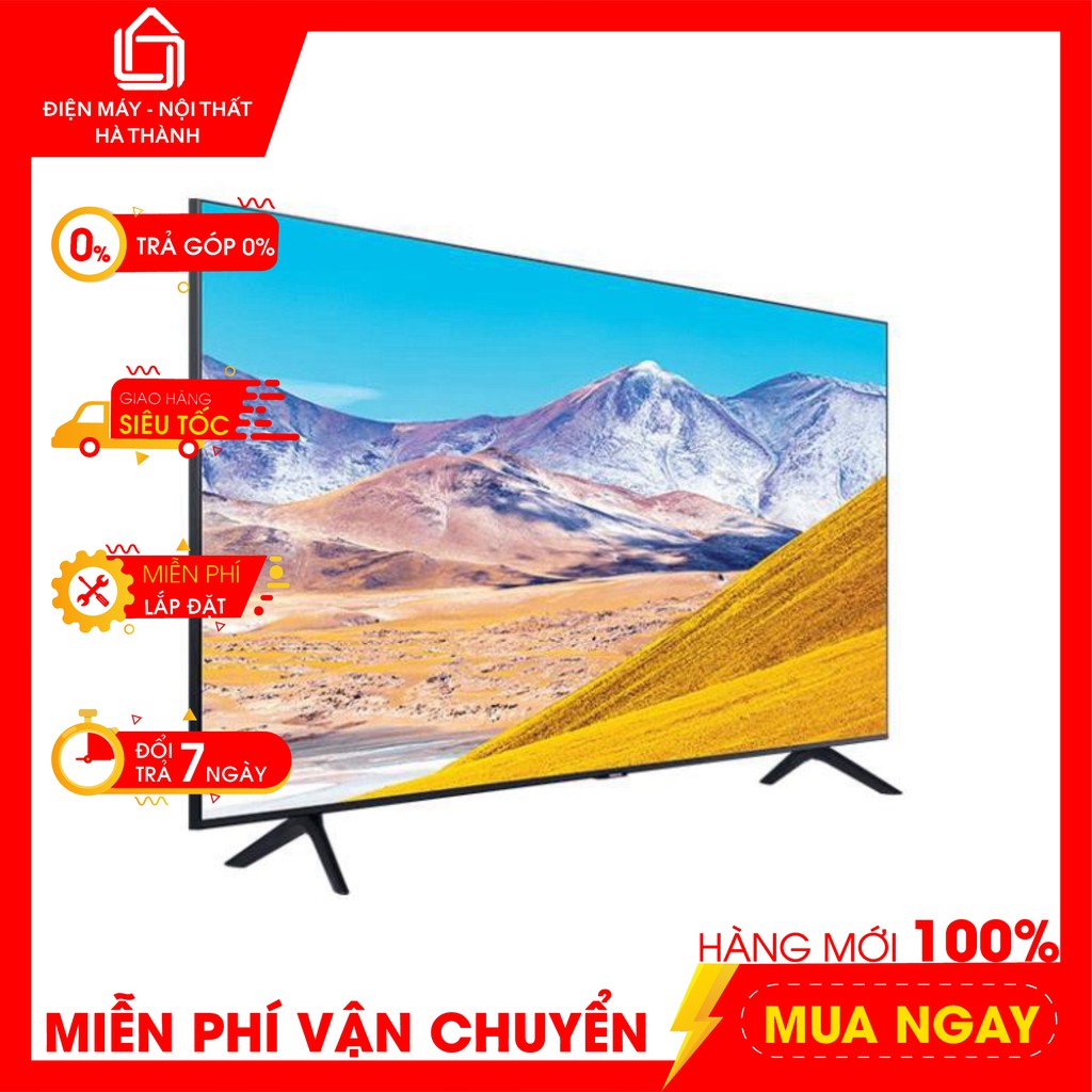 Smart Tivi 4K Samsung 43 inch 43TU8000 Crystal UHD (2020) - Công nghệ Crystal Display