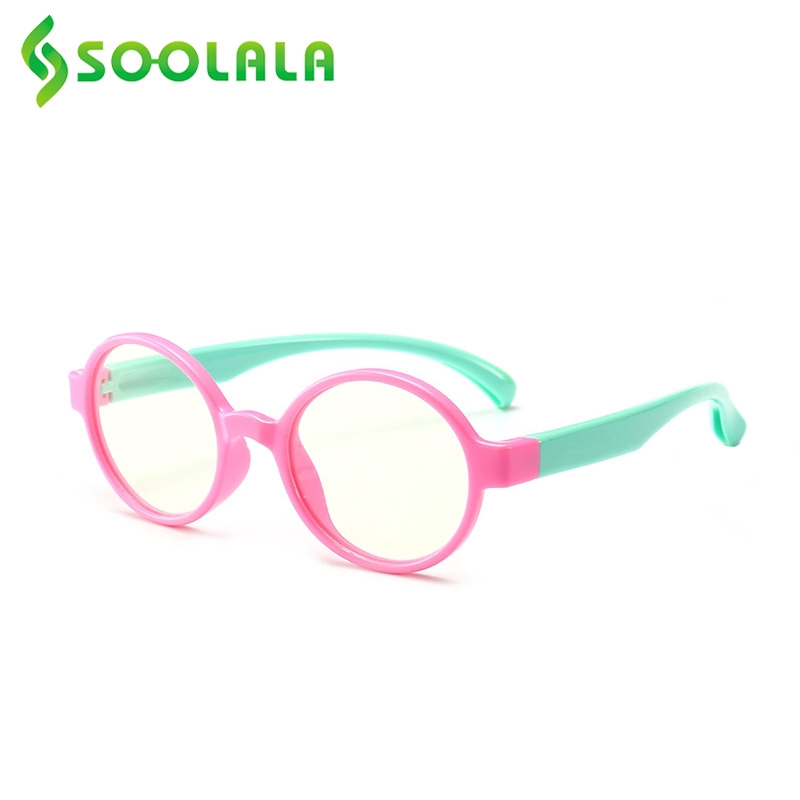 Kính Mắt Soolala Gọng Tròn Chống Ánh Sáng Xanh Thời Trang Cho Bé