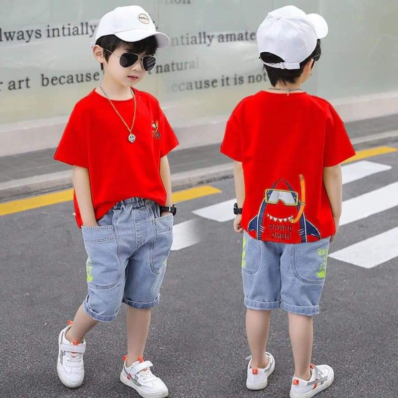 Bộ jean bé trai size 10-15