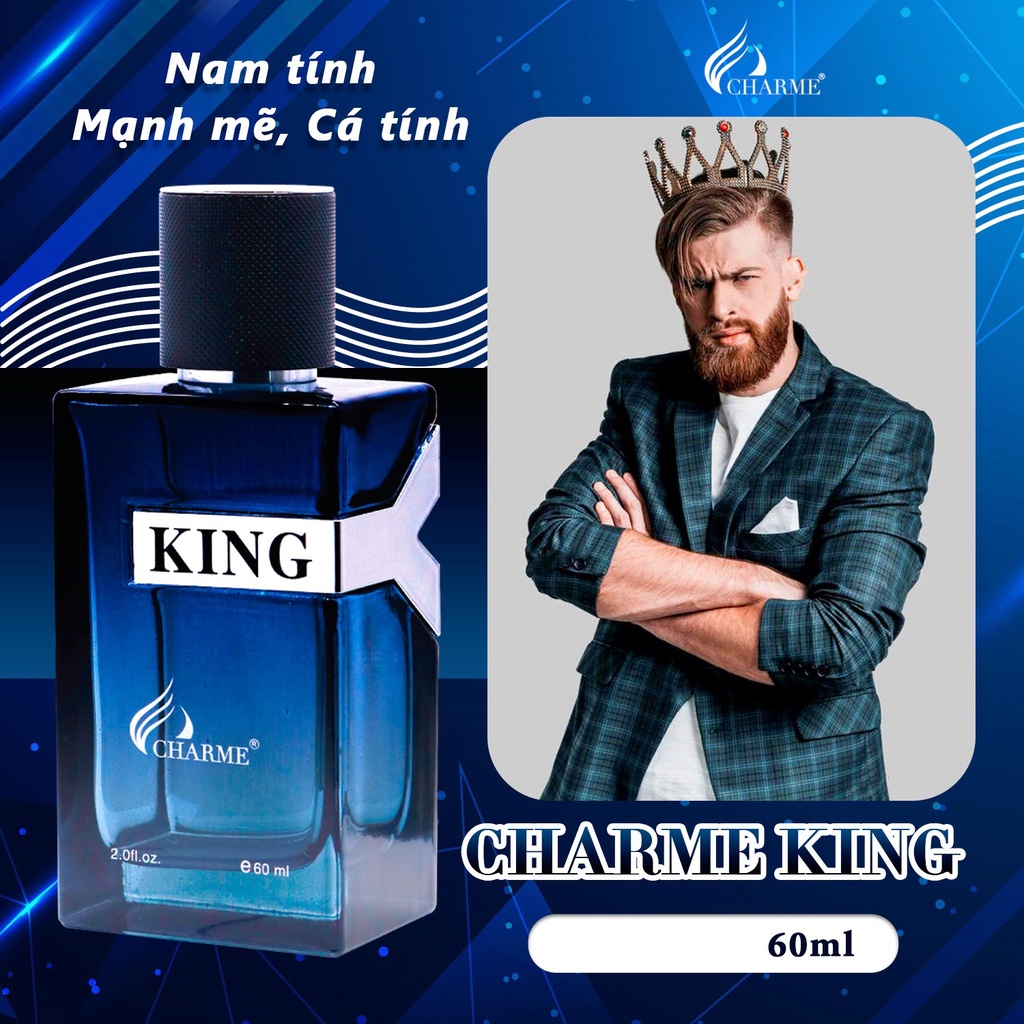 Nước hoa nam Charme King 60ml