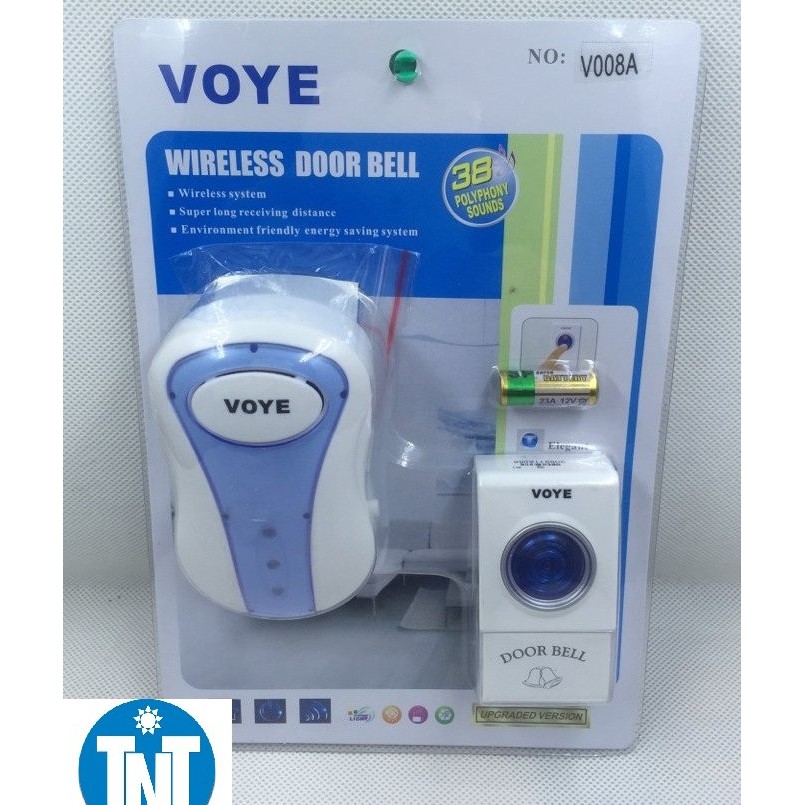Chuông cửa từ xa VOYE dùng điện V008A, hàng đẹp Smarttnt.vn