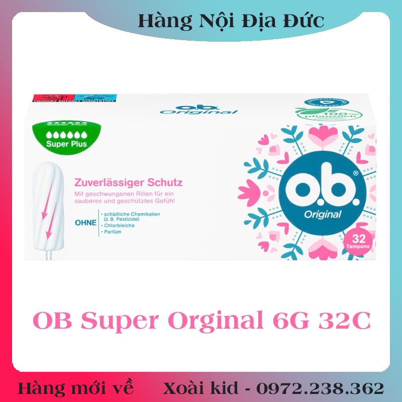 [CÓ CHE TÊN] Băng vệ sinh Tampon Ob - Hàng Nội Địa Đức
