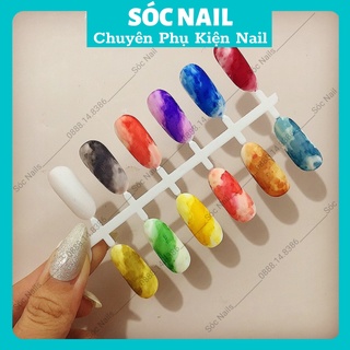 Set loang cồn nail 12 màu b281 loang cực đẹp, màu loang chuẩn chai 15ml