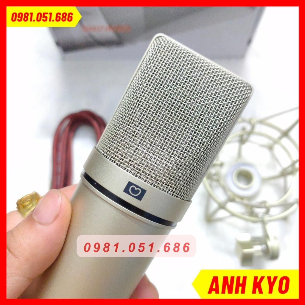 Mic thu âm AQTA U87, MICRO THU ÂM 5V AQ U87-MA, Hát Livestream, Hát Karaoke