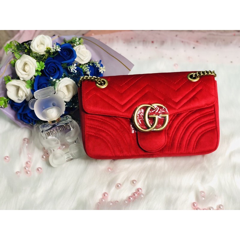 Túi Gucci nhung size 28