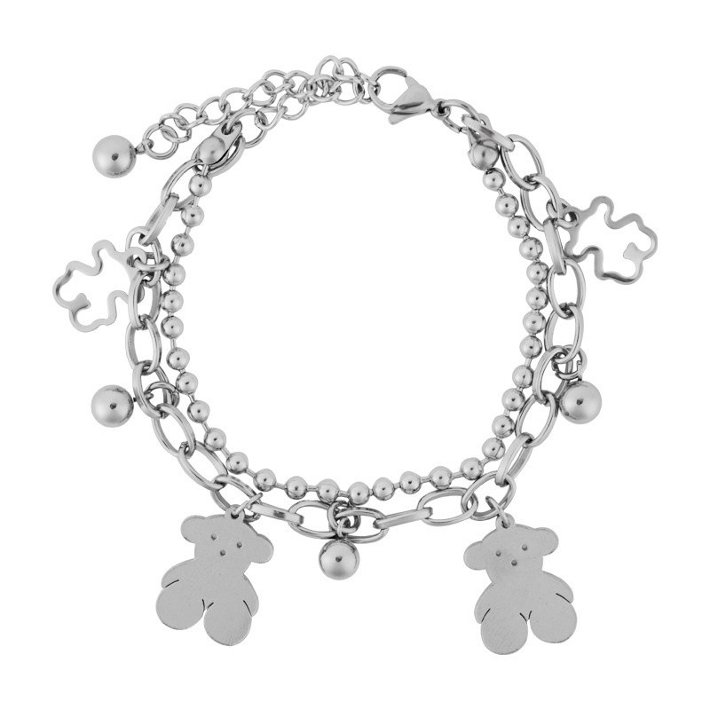 Vòng tay bằng thép titan phong cách hip hip Hàn Quốc thời trang cá tính